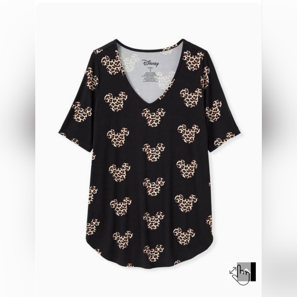 Torrid Leopard Mickey Mouse Tunic